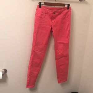 Coral Skinny Jeans
